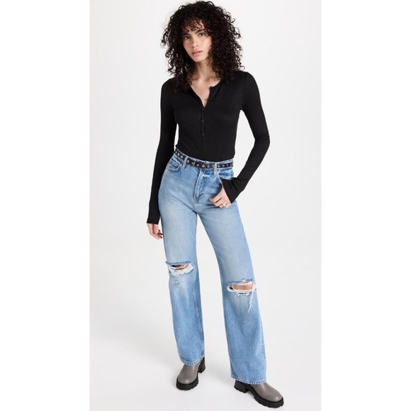 Rag & Bone The Rib Knit Henley NEW - Picture 9 of 9